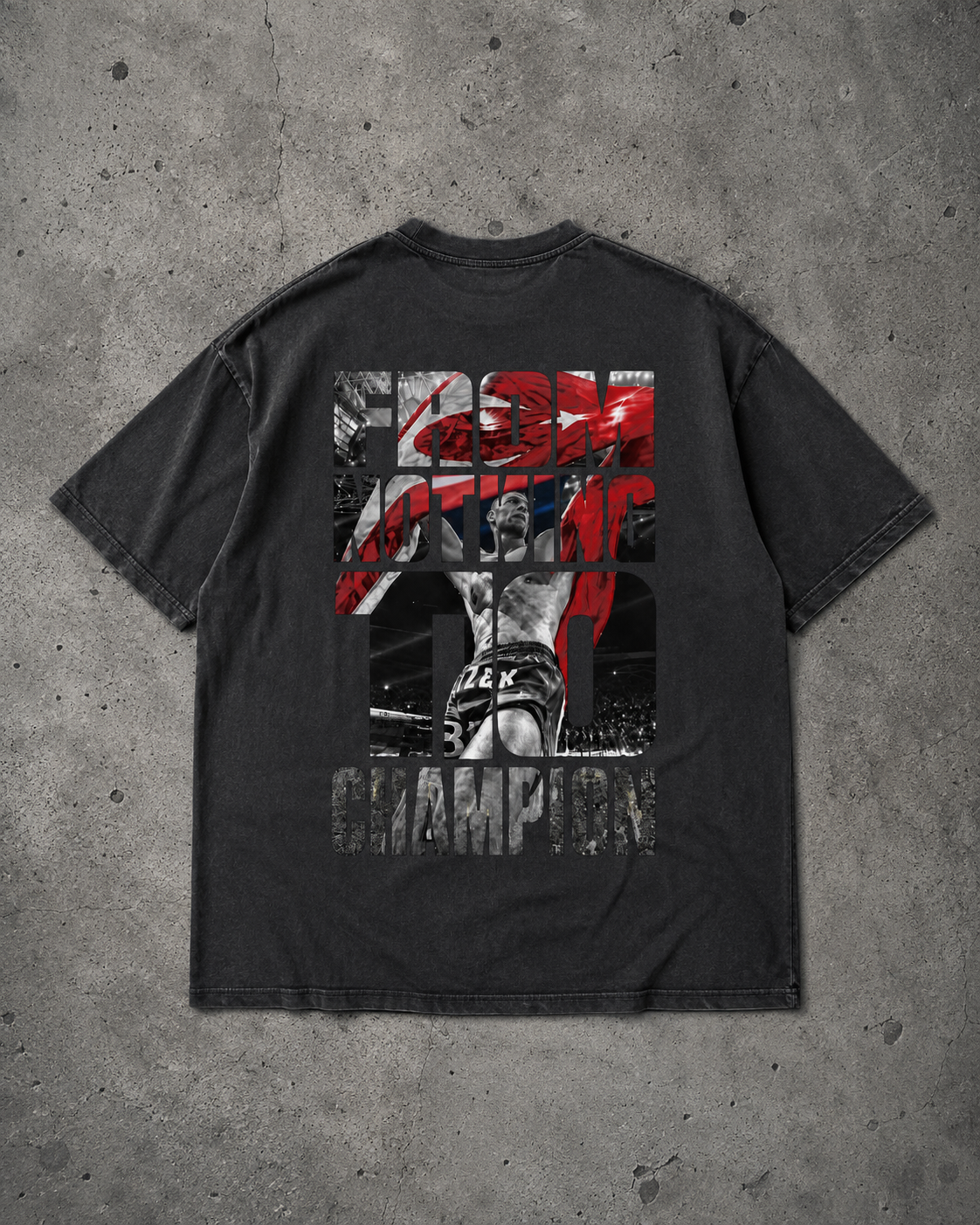 FROM NOTHING TO CHAMPION - OVERSIZED SHIRT - FIGHT WEEK DROP